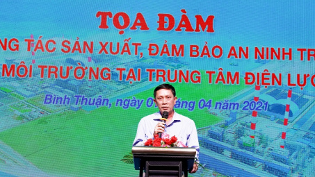 Trung tâm Điện lực Vĩnh Tân: Tọa đàm về công tác sản xuất,  đảm bảo an ninh trật tự và bảo vệ môi trường