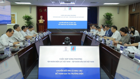 Petrovietnam và EVN tăng cường hợp tác trong lĩnh vực điện