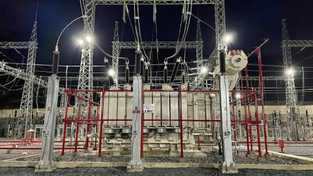 Hoàn thành toàn bộ công trình TBA 220kV Mường Tè