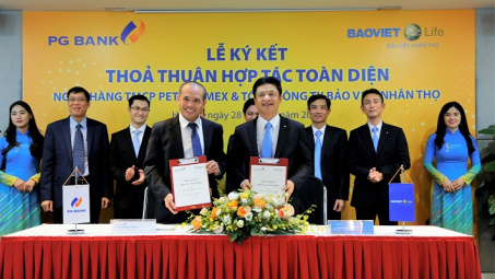 PG Bank - Bảo Việt Nhân thọ: Chính thức kí kết thỏa thuận hợp tác toàn diện