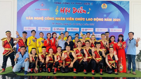 Công ty Nhiệt điện Phú Mỹ đạt giải nhì toàn đoàn tại hội diễn văn nghệ EVNGENCO 3 năm 2021