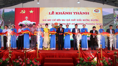 Khánh thành nhà máy chế biến rau quả xuất khẩu Mường Khương tổng vốn đầu tư 42 tỷ đồng