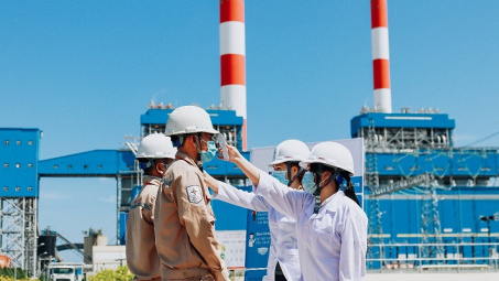 Nhà máy Nhiệt điện Vĩnh Tân 4 tăng cường phòng, chống dịch, đảm bảo sản xuất điện