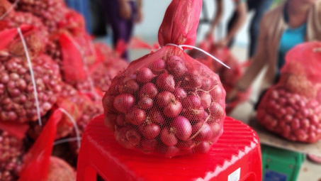 Mỗi ngày, 3-5 tấn hành tím Sóc Trăng được tiêu thụ trên sàn thương mại điện tử