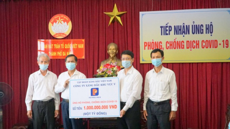 Petrolimex hỗ trợ Đà Nẵng 1 tỷ đồng kinh phí phòng chống dịch Covid-19