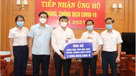 Petrolimex tiếp tục hỗ trợ hơn 6 tỷ đồng cho công tác phòng chống dịch Covid-19