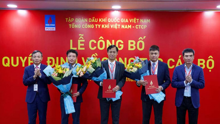 PV GAS công bố các quyết định bổ nhiệm cán bộ năm 2021