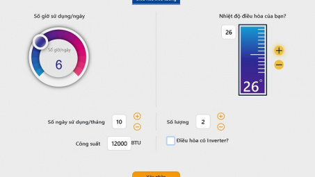 Khách hàng có thể tự tính sản lượng điện tiêu thụ trong sinh hoạt