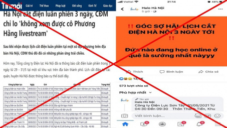 EVNHANOI: Không có việc “cắt điện luân phiên” trên địa bàn