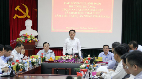 Bộ trưởng Nguyễn Hồng Diên: Cần khẩn trương đưa Nhiệt điện Thái Bình 2 đi vào vận hành