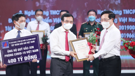 PV GAS tiếp tục ủng hộ 20 tỷ đồng, đồng hành cùng các tỉnh thành phòng chống COVID-19