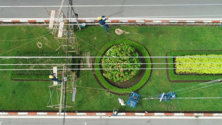 EVNHCMC hoàn thành công trình  Cải tạo đường dây 110kV Phú Lâm - Phú Định