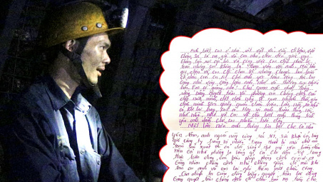 Than Nam Mẫu trao giải cuộc thi “Viết thư của người thợ mỏ”