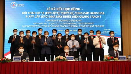 Ký kết gói thầu hơn 30 ngàn tỷ đồng cho Nhà máy Nhiệt điện Quảng Trạch I