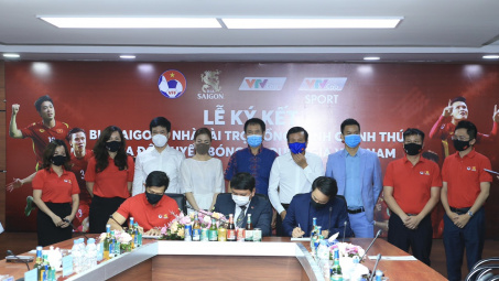 SABECO chính thức trở thành nhà tài trợ của đội tuyển bóng đá quốc gia Việt Nam