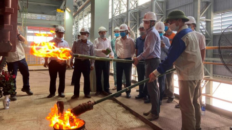 Khai hỏa sấy Lò nấu luyện sten đồng (SKS)