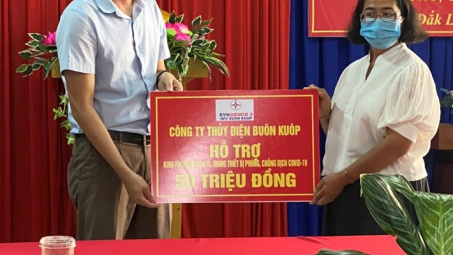 Thủy điện Buôn Kuốp chung tây phòng, chống dịch COVID-19