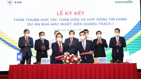 EVN ký Thỏa thuận Hợp tác toàn diện cho Dự án Nhà máy Nhiệt điện Quảng Trạch 1.