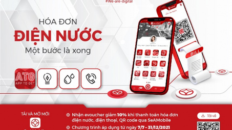Giảm ngay 10% Khi khách hàng thanh toán hóa đơn trên SeAMobile
