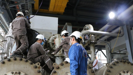 Bảo dưỡng thành công máy nén khí không dầu thuộc loại lớn nhất trong ngành kéo sợi tại Việt Nam