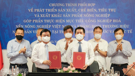 Công Thương - Nông nghiệp bắt tay thúc đẩy sản xuất, tiêu thụ và xuất khẩu nông lâm thủy sản