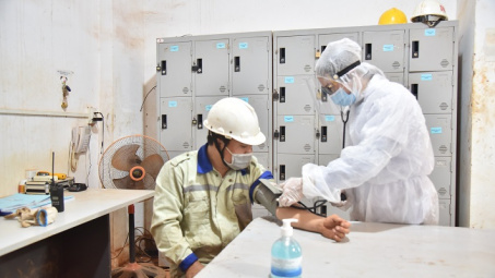 Diễn tập phòng, chống dịch Covid-19 tại Công ty Nhôm Đắk Nông