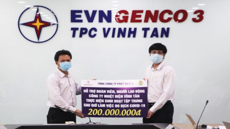 EVNGENCO 3 luôn đảm bảo chăm lo người lao động tốt nhất trong mùa dịch