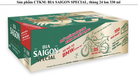 Thể lệ Chương trình khuyến mại “Mở thùng Special – Rinh xe siêu hạng” của Bia Saigon