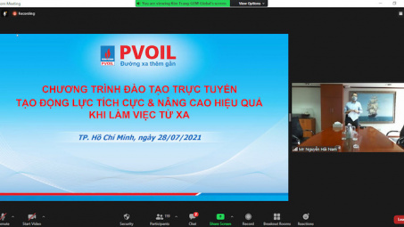 Đào tạo trực tuyến: “Tạo động lực tích cực và nâng cao hiệu quả làm việc từ xa”