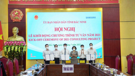 Samsung khởi động dự án tư vấn cải tiến doanh nghiệp tại Bắc Ninh
