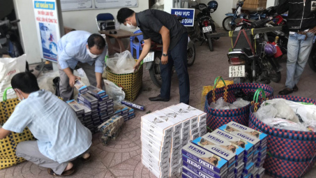 Quyết tâm truy quét và xử lý thuốc lá nhập lậu