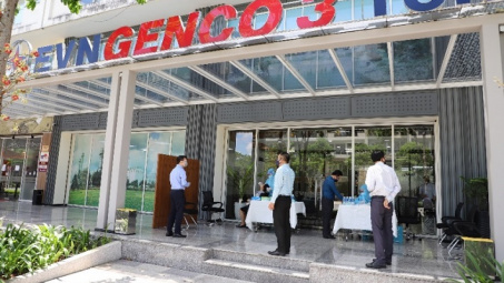 EVNGENCO 3: Chủ động tổ chức xét nghiệm nhanh COVID-19