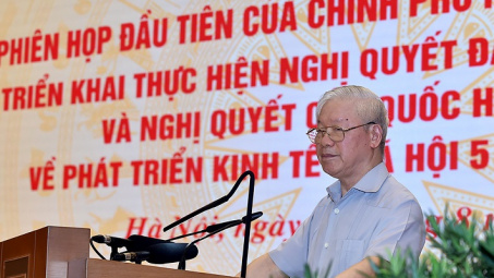 Tổng Bí thư chỉ đạo những định hướng lớn, chia sẻ sâu sắc, kỳ vọng và tin tưởng vào Chính phủ nhiệm kỳ 2021-2026