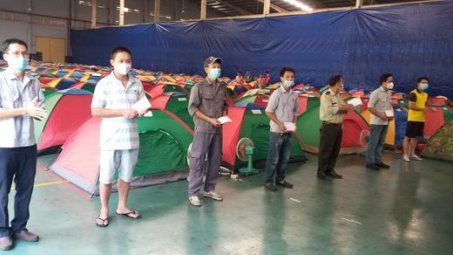 Công đoàn Hóa chất hỗ trợ đoàn viên, CNLĐ khó khăn do ảnh hưởng của dịch bệnh Covid-19