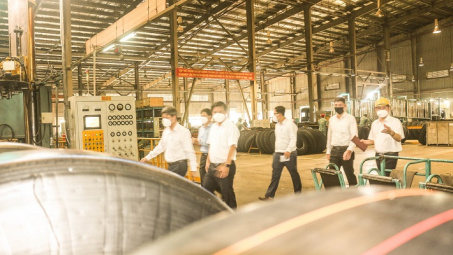 Công ty CP Cao su Đà Nẵng đón Đoàn công tác Thành ủy Đà Nẵng đến thăm và làm việc