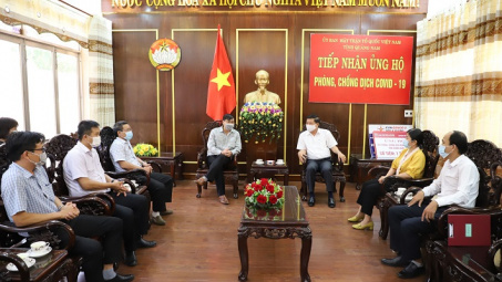 Công ty Thủy điện Sông Tranh chung tay phòng chống đại dịch Covid-19