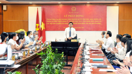 Ngành Công Thương phát động thi đua thực hiện thắng lợi toàn diện các chỉ tiêu kế hoạch và nhiệm vụ được giao