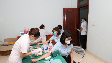 Công ty Môi Trường - TKV tổ chức khám sức khỏe cho người lao động