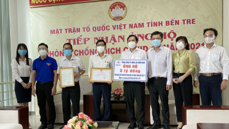 Ngành Điện đồng hành, hỗ trợ tỉnh Bến Tre phòng, chống dịch Covid-19