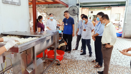 Vĩnh Phúc: Nghiệm thu đề án “Hỗ trợ kinh phí đầu tư máy móc thiết bị tiên tiến trong sản xuất bánh gạo Hàn Quốc”