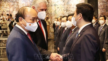 Chủ tịch nước hội đàm, hội kiến lãnh đạo Nhà nước, Quốc hội Cuba