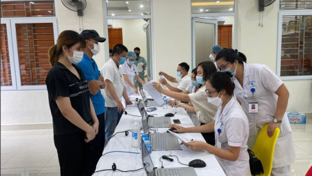 Nhiệt điện Hải Phòng cơ bản hoàn thành tiêm phủ vắc xin mũi 1 phòng bệnh Covid-19