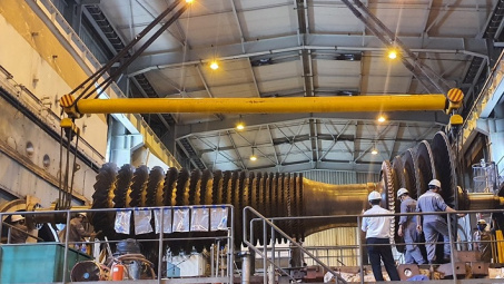 Nhiệt điện Phú Mỹ hoàn thành trung tu tổ máy GT22 - NMĐ PM2.1 vượt tiến độ 02 ngày