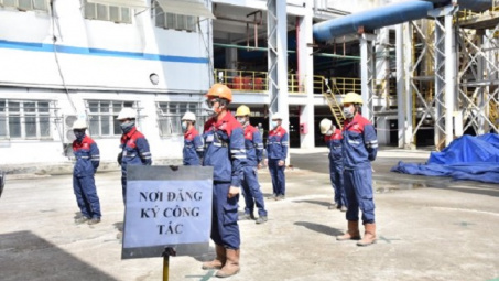 DNA diễn tập phòng, chống dịch Covid-19 trong đợt dừng sản xuất để sửa chữa nhà máy
