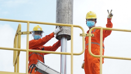 Hợp doanh đường ống khí Nam Côn Sơn hoàn thành vượt tiến độ
