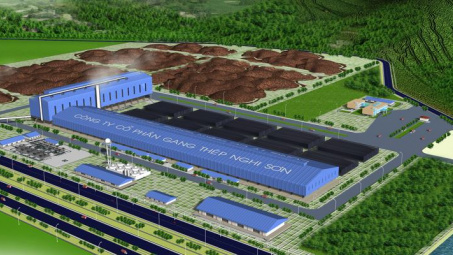 Khởi công Dự án Nhà máy Luyện cán thép Nghi Sơn số 2