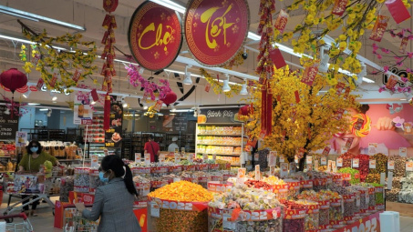 Siêu thị tăng thời gian bán hàng dịp Tết