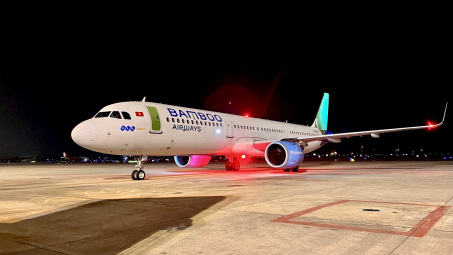 Bamboo Airways đón hành khách từ Nhật, Hàn trên chuyến bay quốc tế thường lệ đầu năm mới