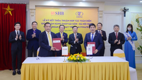 Vinatex và SHB ký kết thỏa thuận hợp tác toàn diện