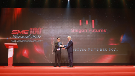 Saigon Futures vinh dự nhận Giải thưởng “SME100® Fast Moving Companies Award 2021”